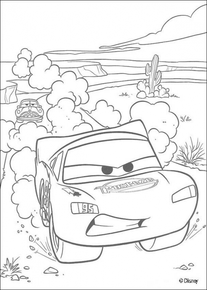 20 Free Printable Lightning McQueen Coloring Pages