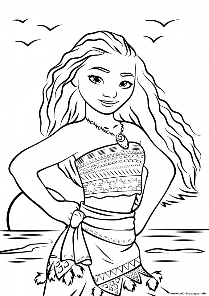 Get This Free Moana Coloring Pages to Print 88wab