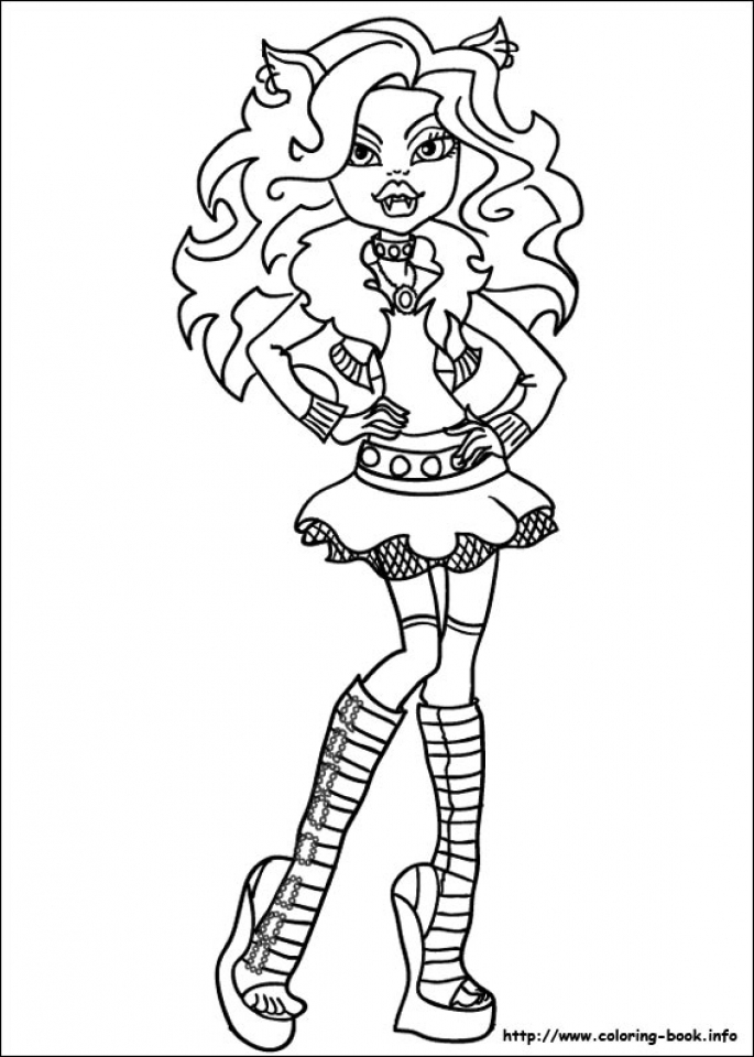 20+ Free Printable Monster High Coloring Pages - EverFreeColoring.com