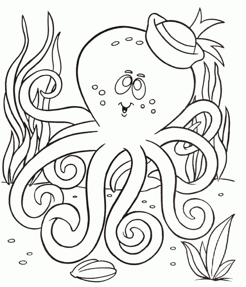 20+ Free Printable Octopus Coloring Pages - EverFreeColoring.com