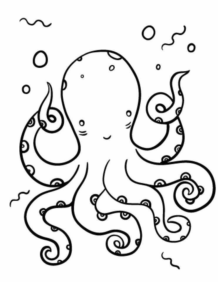 octopus coloring pages to print out - photo #28