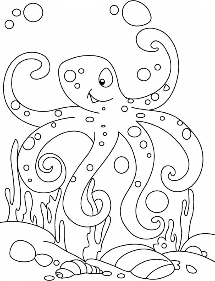 Get This Free Octopus Coloring Pages to Print rk86j