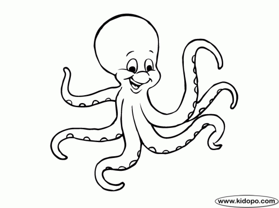 octopus coloring book pages - photo #17