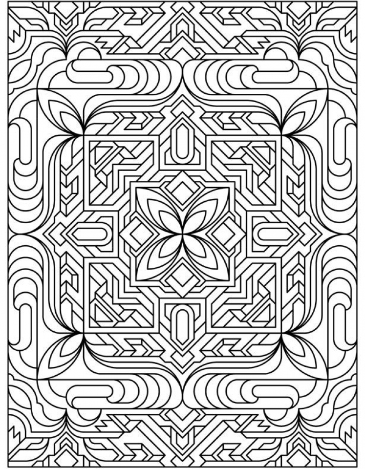 Cupcakes Pattern coloring page | Free Printable Coloring Pages