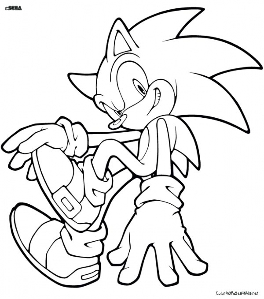 Get This Free Sonic Coloring Pages to Print 457027