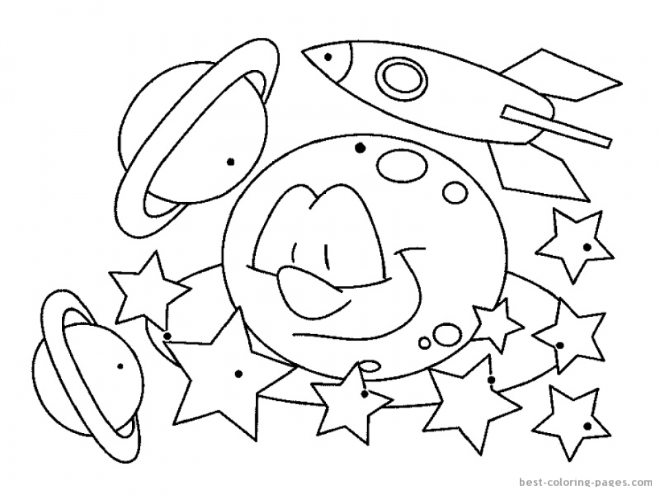 Get This Free Space Coloring Pages to Print rk86j