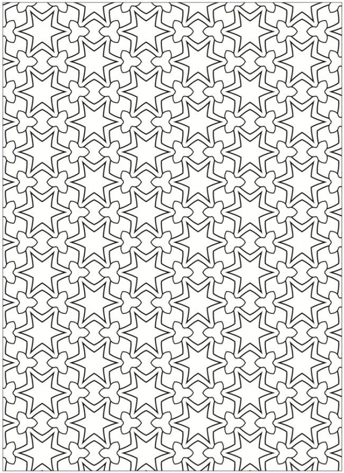 Get This Free Tessellation Coloring Pages Adult Printable 17561