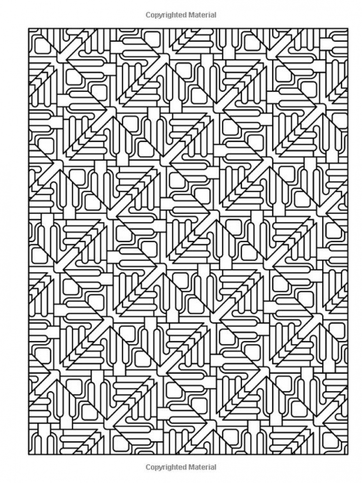 Get This Free Tessellation Coloring Pages Adult Printable 21622