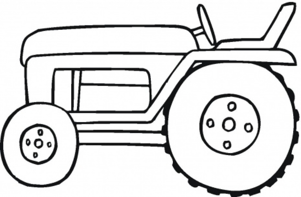 Get This Free Tractor Coloring Pages 20627