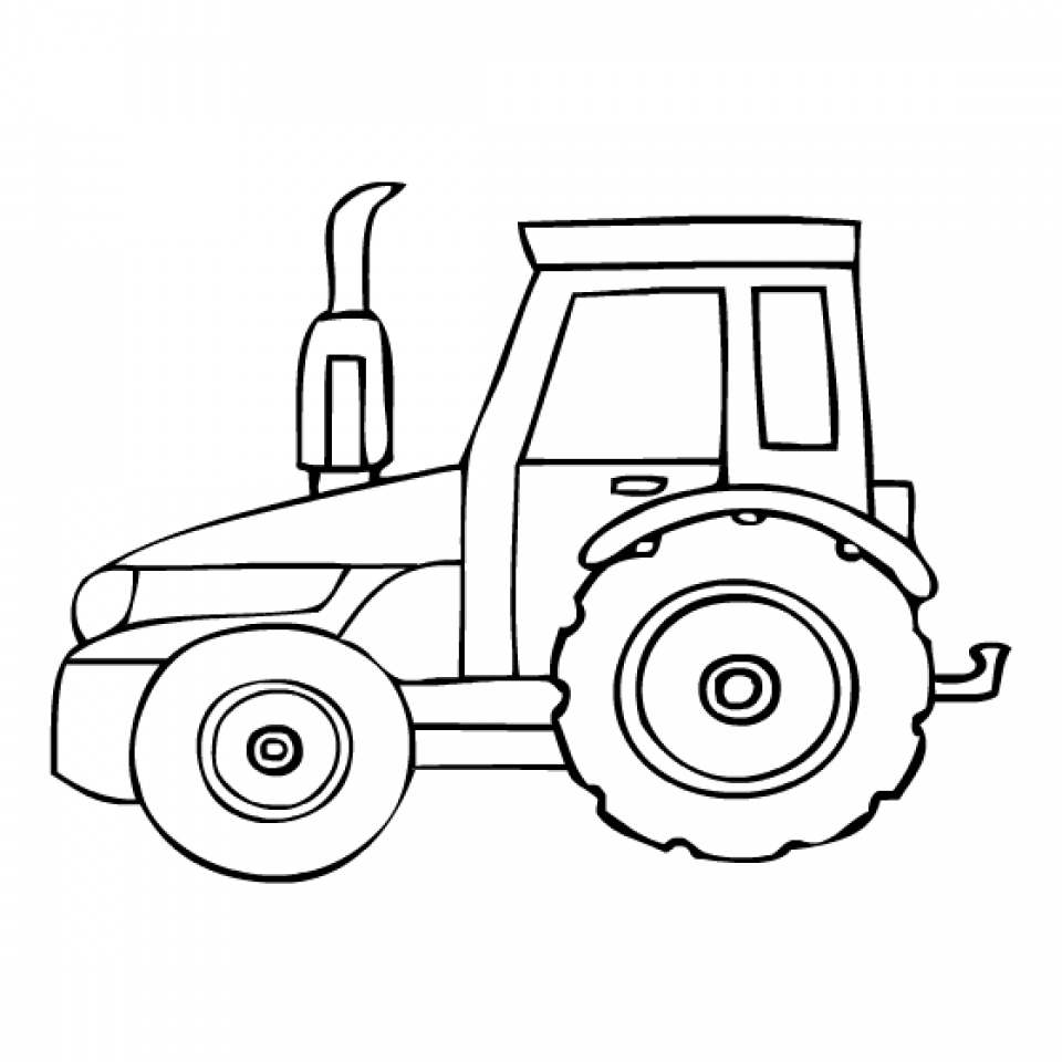 Free Tractor Coloring Pages to Print
