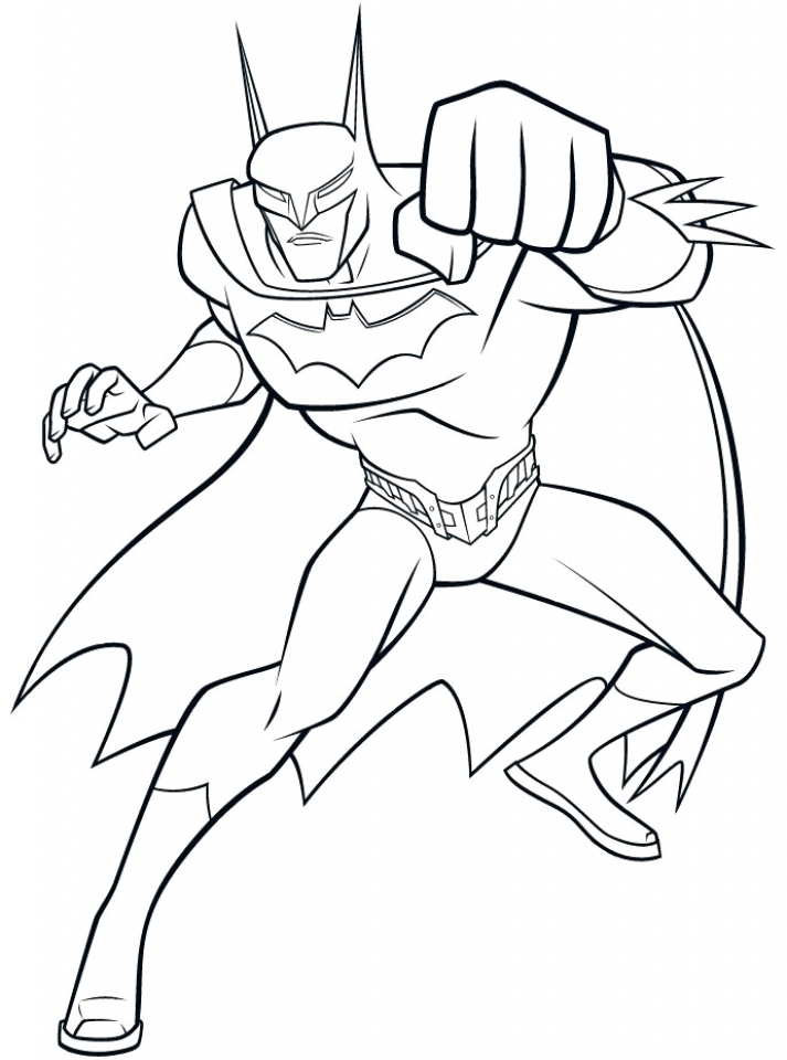 Batman Coloring Pages - Learny Kids