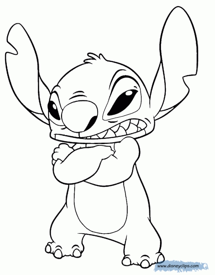 Baby Stitch Pages Coloring Pages