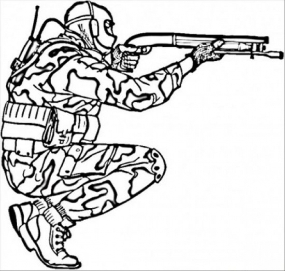 Free Army Printable Coloring Pages