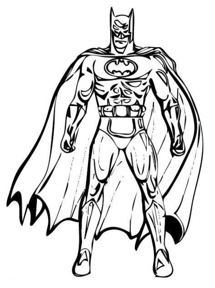 Batman Coloring Pages Printable Free - Printable World Holiday