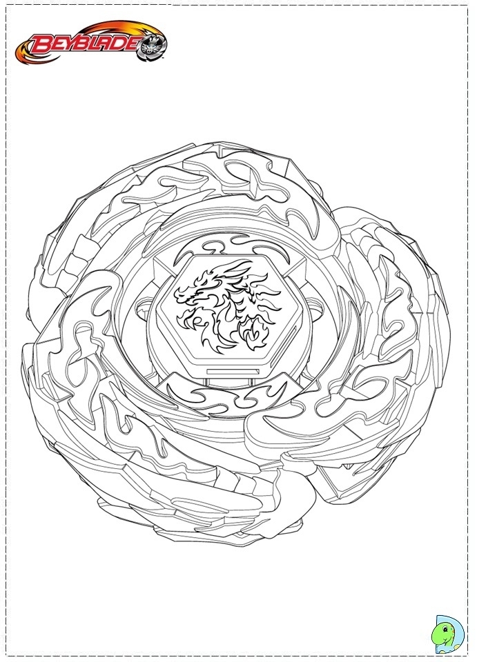 Get This Printable Beyblade Coloring Pages Online 90455