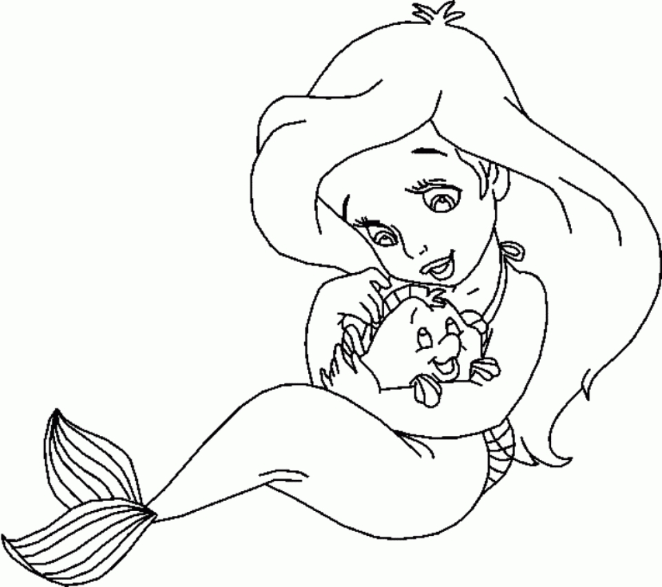 baby disney princess coloring pages online - photo #33