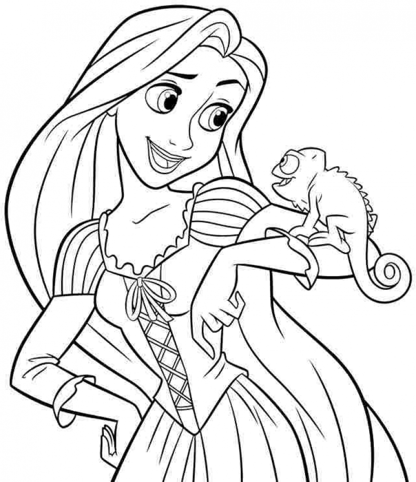 disney princess coloring pages to print to download and print for free