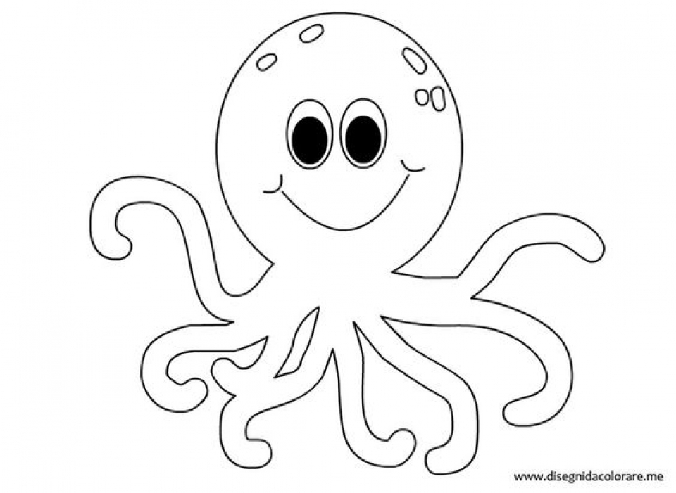 Octopus Free Colouring Pages