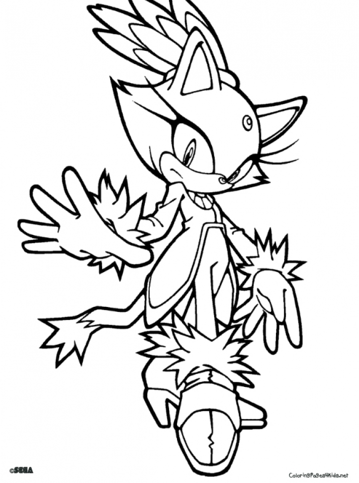 Get This Printable Sonic Coloring Pages 673354