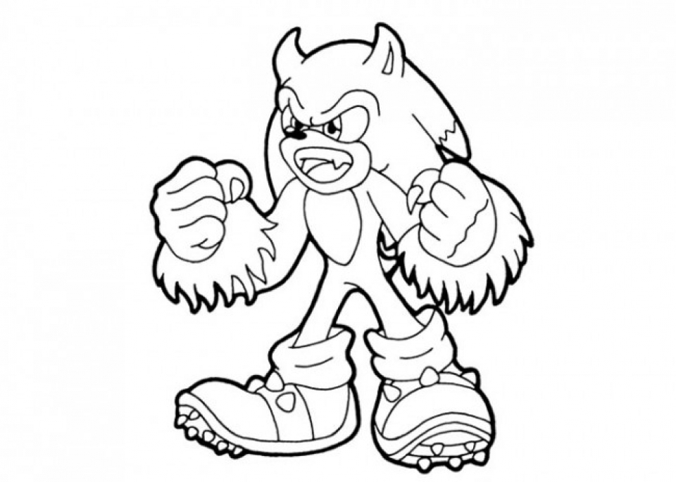 Get This Printable Sonic Coloring Pages 952203