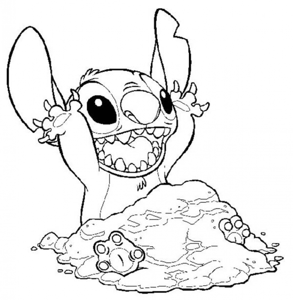 Get This Printable Stitch Coloring Pages Online mnbb27