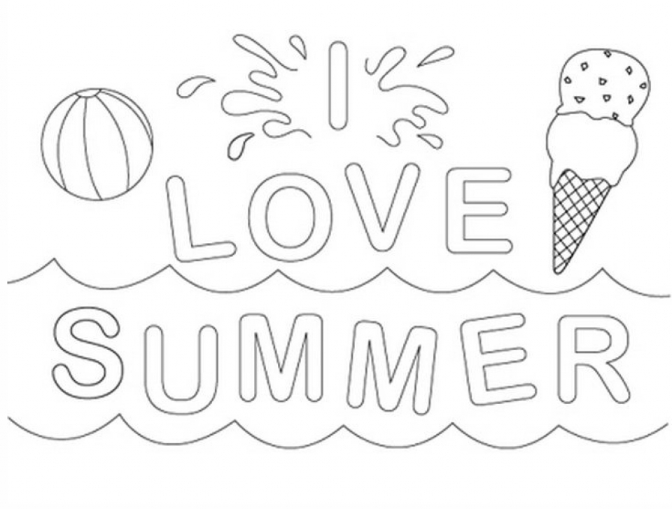 Get This Printable Summer Coloring Pages Online 781018