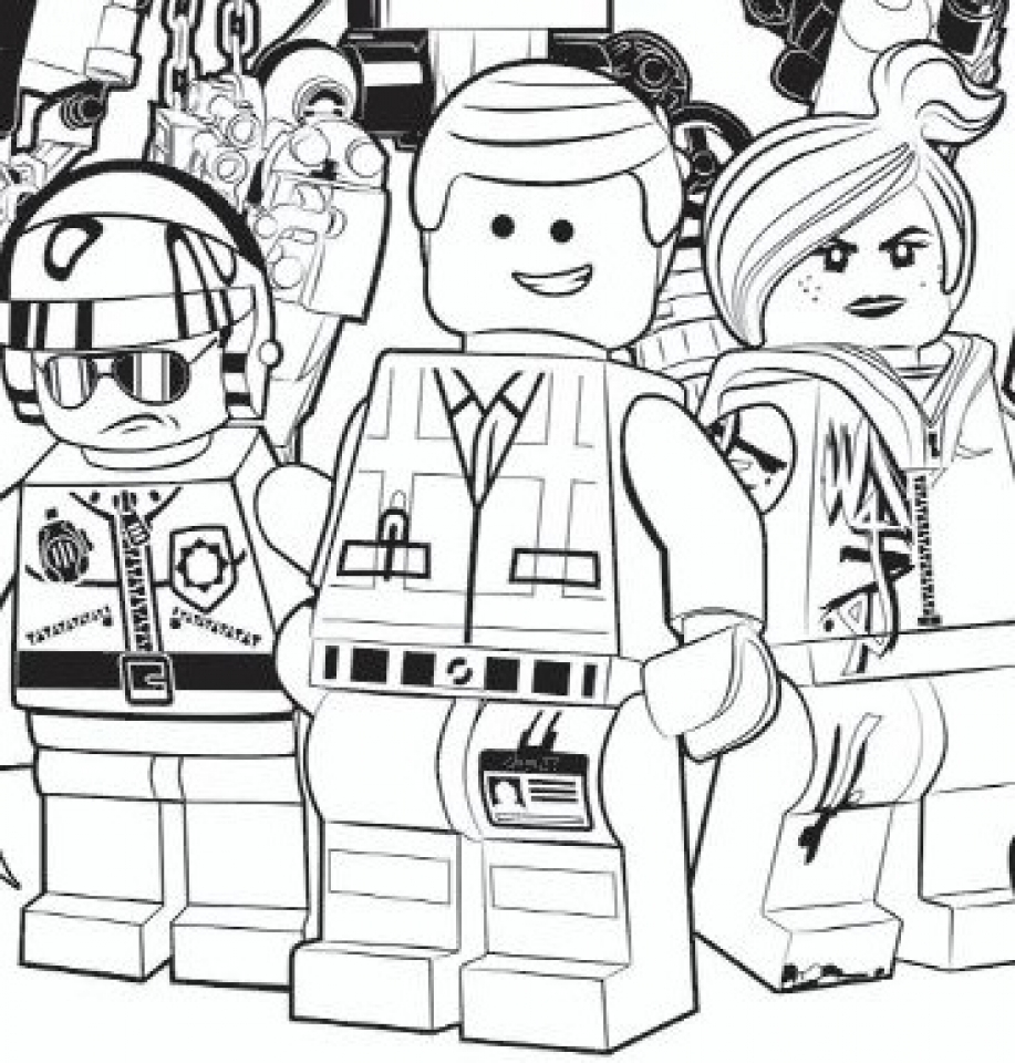 Get This Printable The Lego Movie Coloring Pages 811907