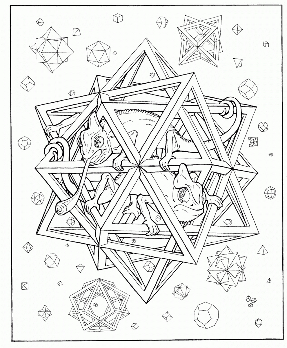 Get This Printable Trippy Coloring Pages for Grown Ups PW9A2