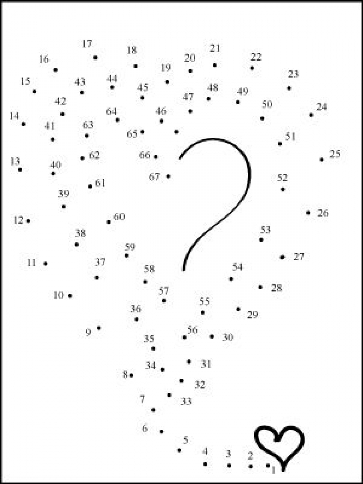 50 Free Printable Dot To Dot