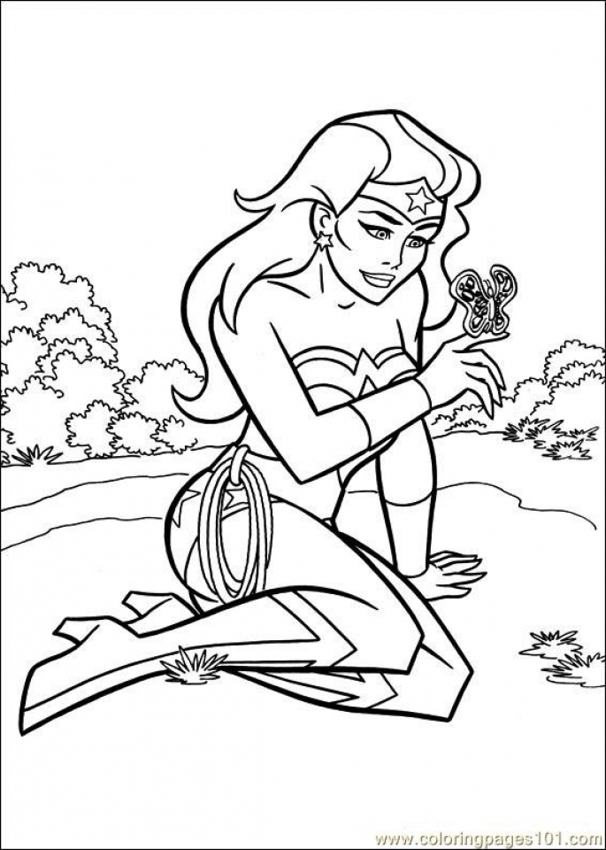 Get This Printable Wonder Woman Coloring Pages p79hb