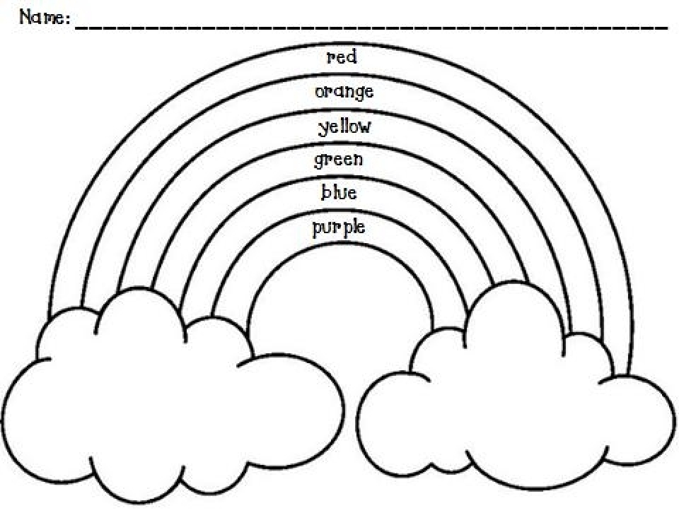 Get This Rainbow Coloring Pages Free Printable P3frm