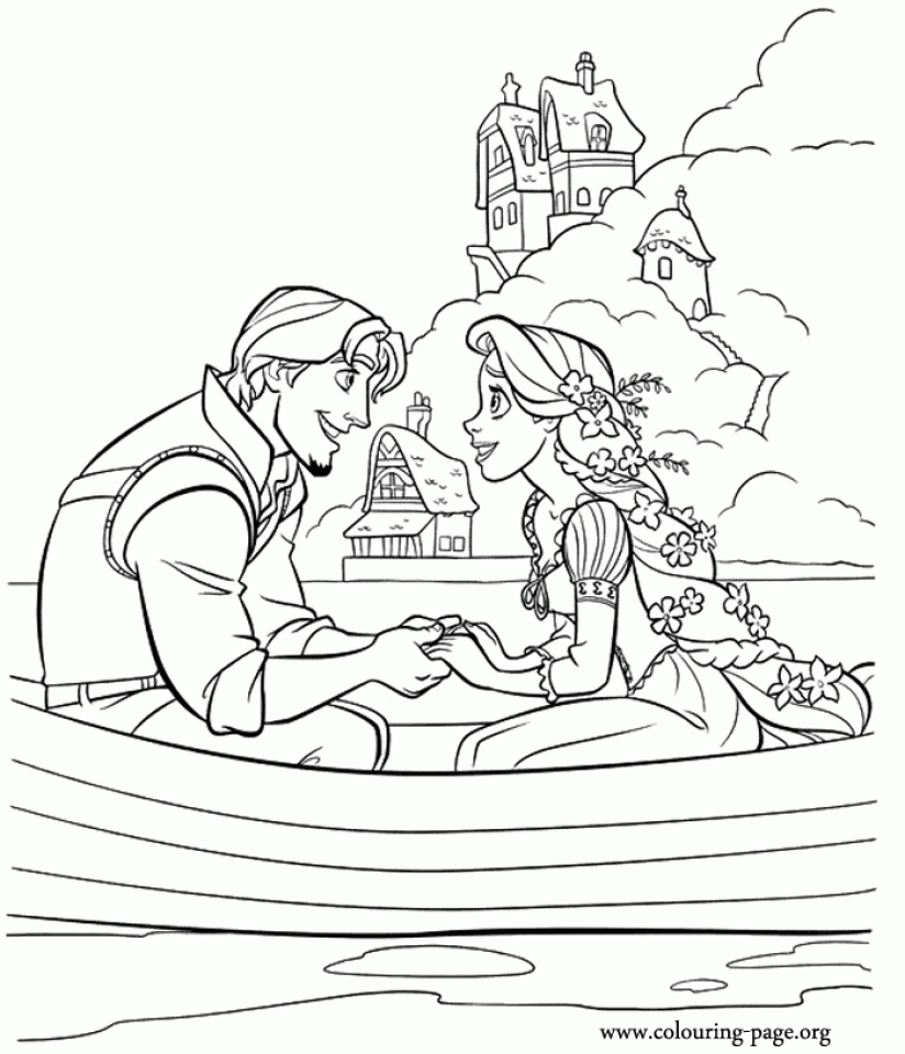 Get This Rapunzel Coloring Pages Free Printable Nns6b