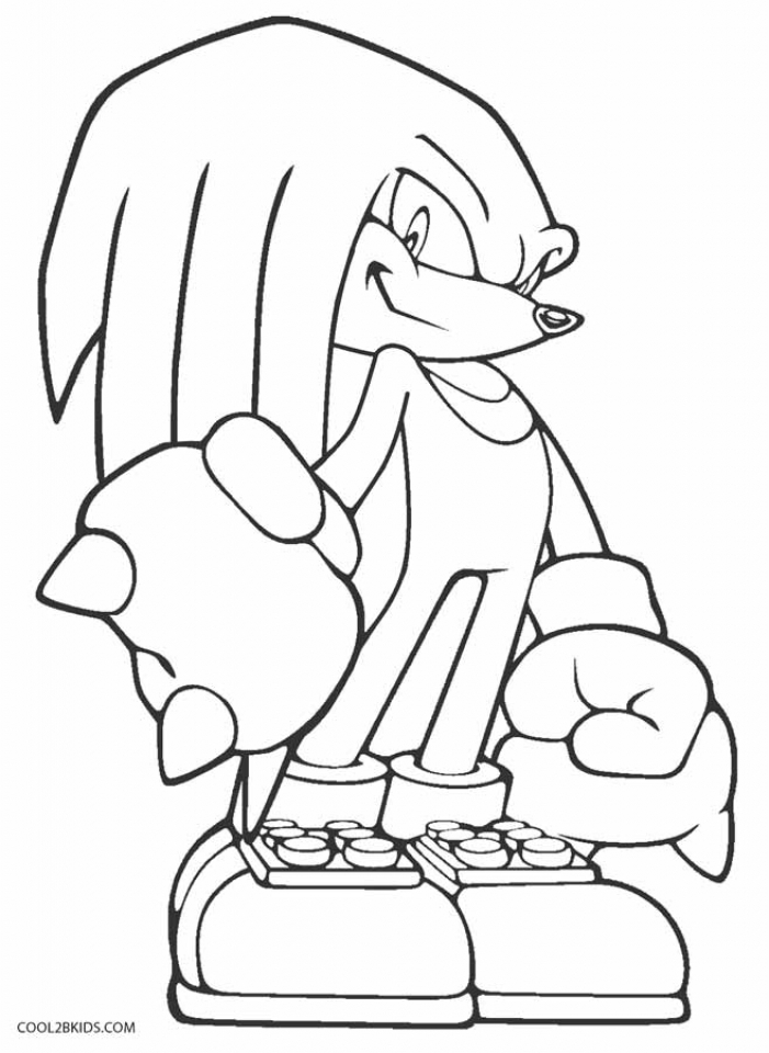 free printable sonic coloring pages