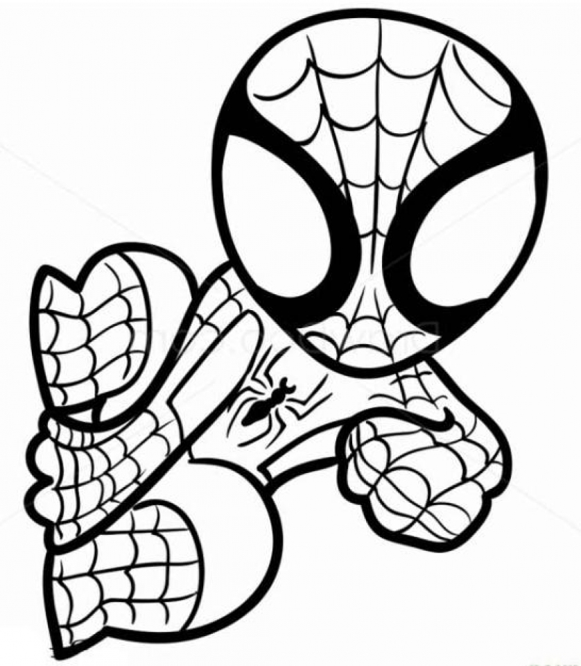 among us spider man coloring pages