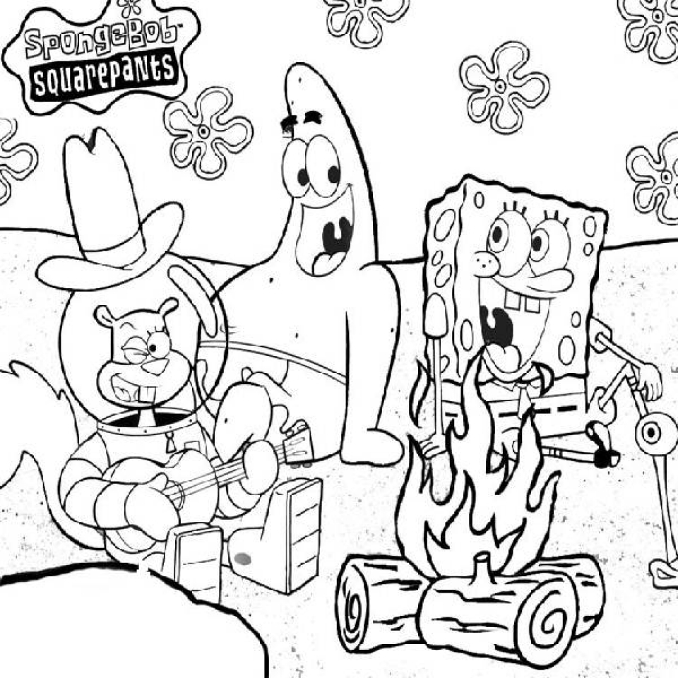 Free Spongebob Coloring Pages Printable - Printable World Holiday