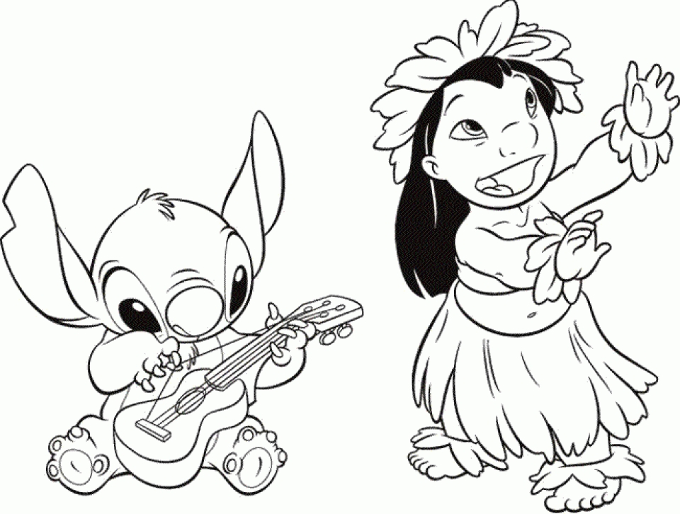 Get This Stitch Coloring Pages Free Printable fyo118
