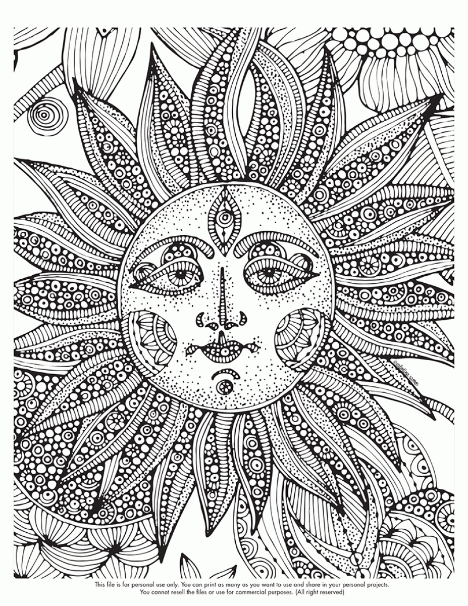 Get This Trippy Coloring Pages for Adults TA09V