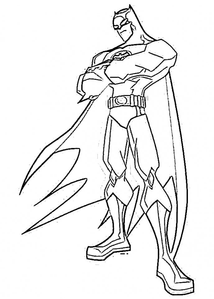 Get This Free Printable Batman Coloring Pages DC Superhero dvh21