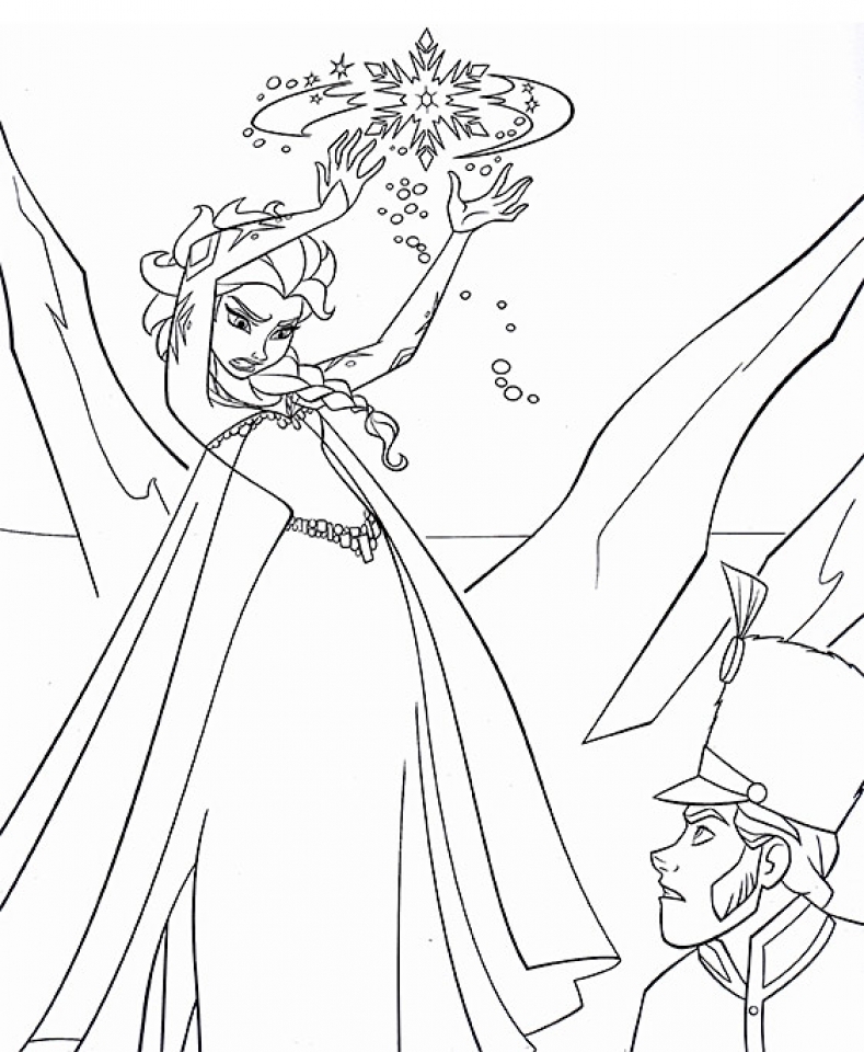 Get This Free Printable Queen Elsa Coloring Pages Disney Frozen 5218ct