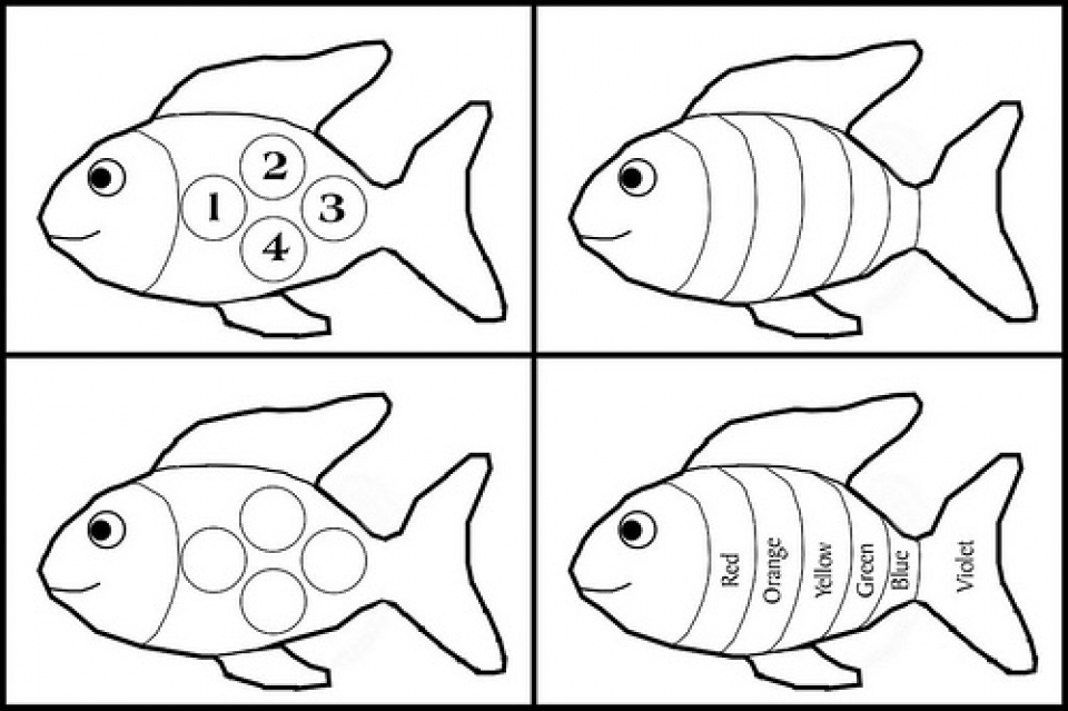 Get This Printable Rainbow Fish Coloring Sheets for Kids TAM4