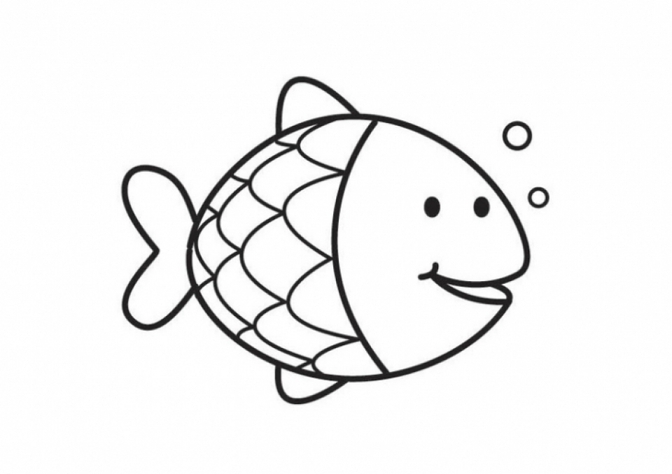 rainbow fish coloring pages preschoolers free - photo #8