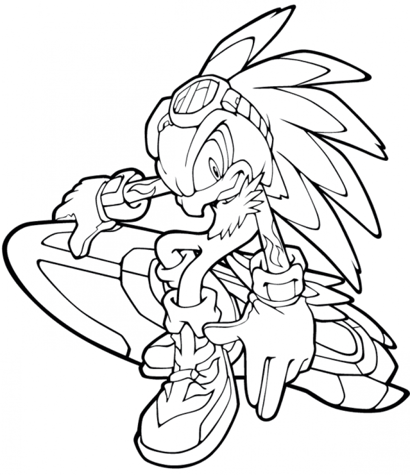 Get This Sonic Coloring Pages for Kids 17563