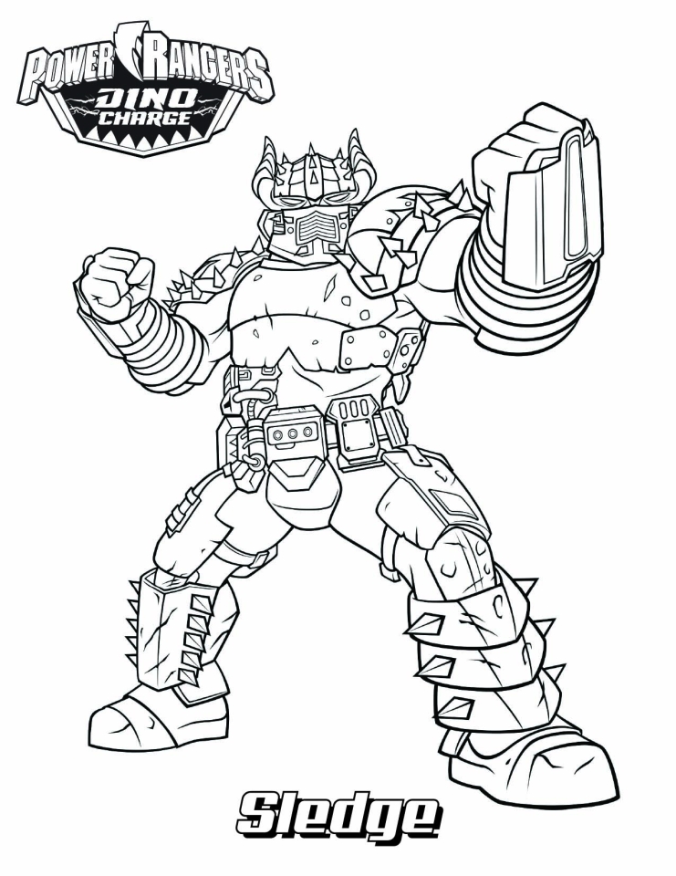 Get This Power Ranger Dino Force Coloring Pages for Kids - 35179