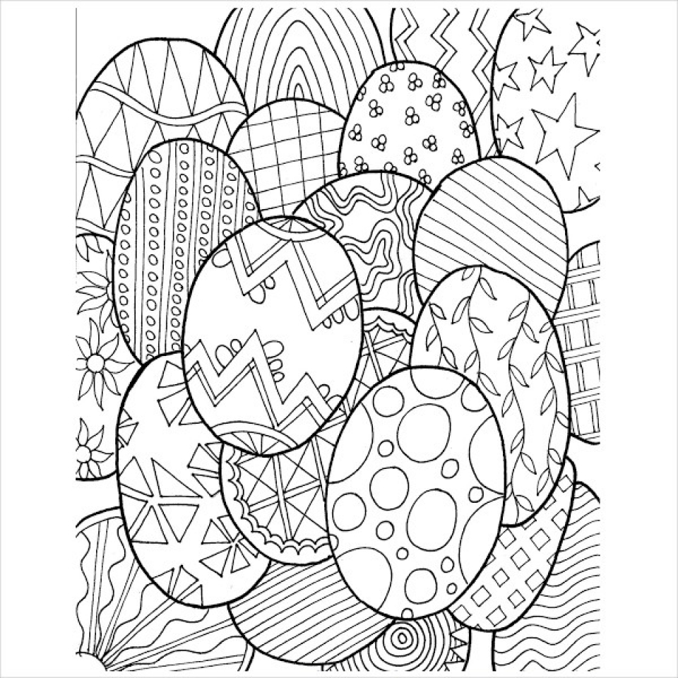 Download Get This Advanced Coloring Pages of Easter Egg for Grown ...