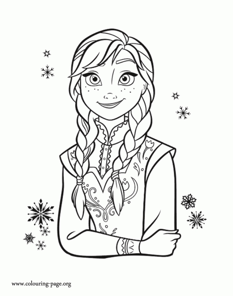 Get This Disney Frozen Coloring Pages Princess Anna 85732