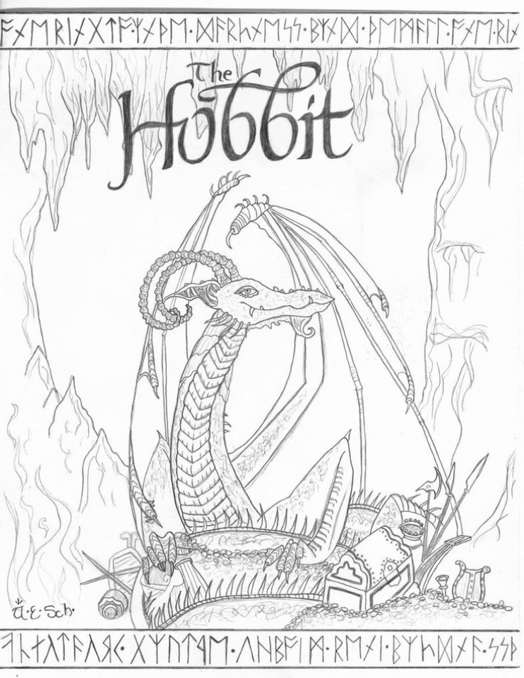 20+ Free Printable The Hobbit Coloring Pages