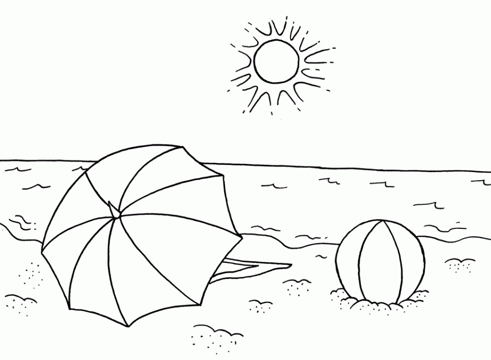 Get This Free Summer Coloring Pages Online Printable 71834