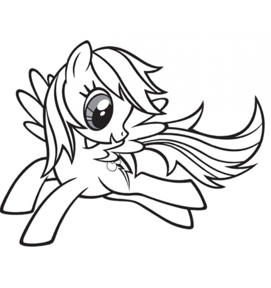 rainbow dash coloring pages free - photo #22