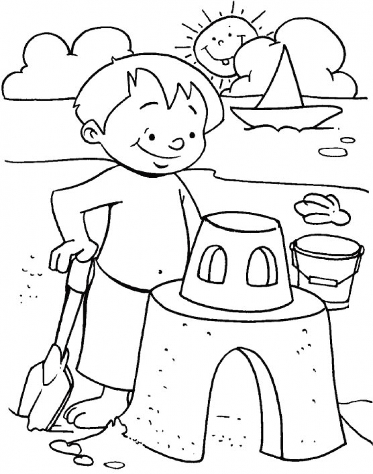 Get This Summer Coloring Pages for First Grade 38193