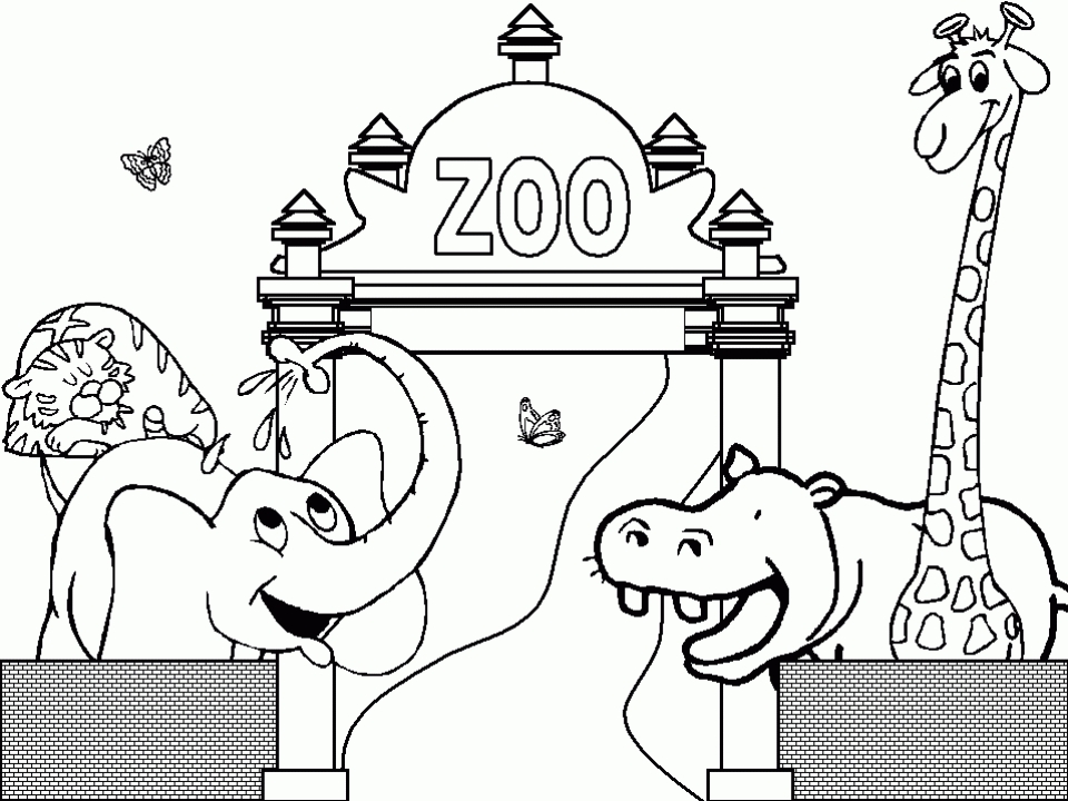Get This Zoo Coloring Pages Printable for Kids 18635